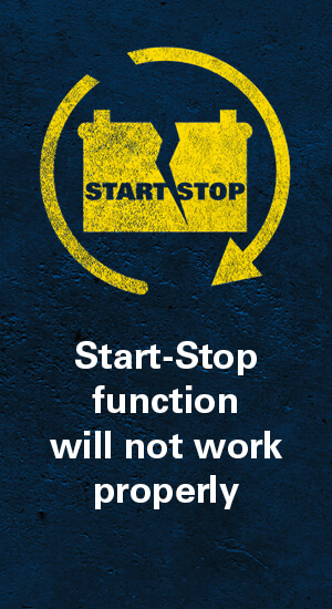 Reasons why the start-stop system does not work